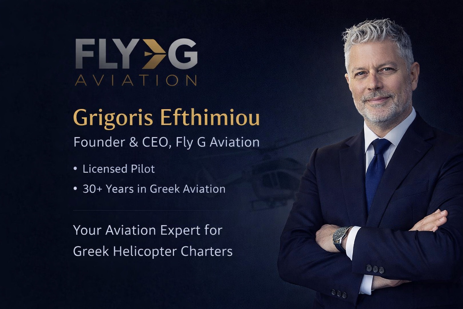 Grigoris Efthimiou Fly G Aviation CEO